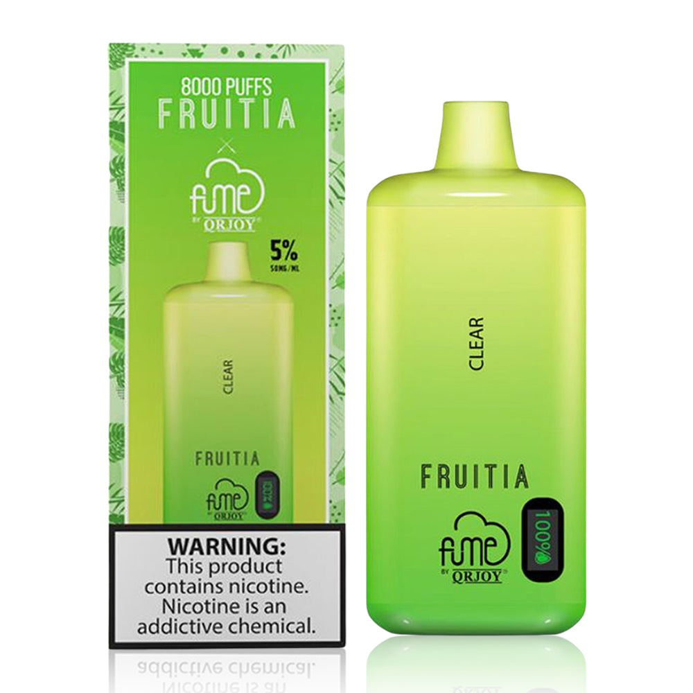 FRUITIA X FUME DISPOSABLE VAPE - 8000 PUFFS