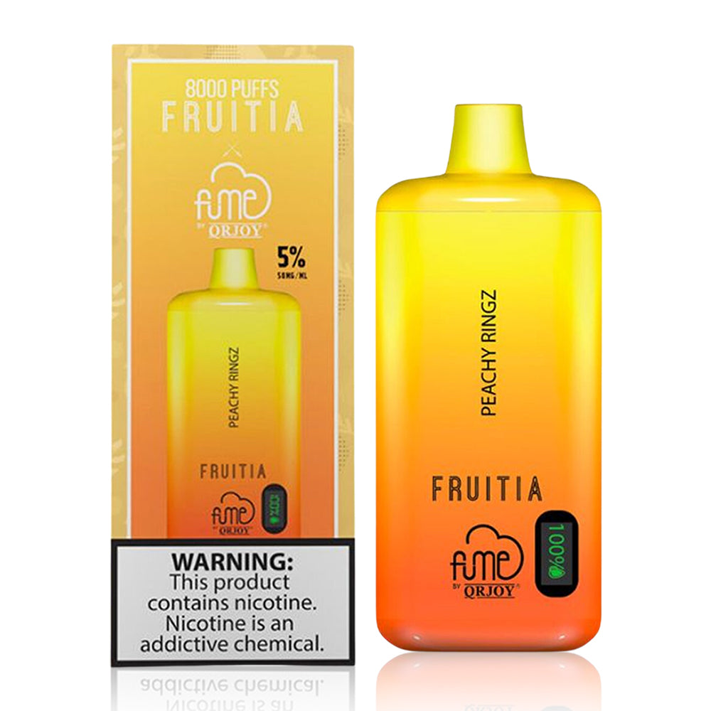 FRUITIA X FUME DISPOSABLE VAPE - 8000 PUFFS