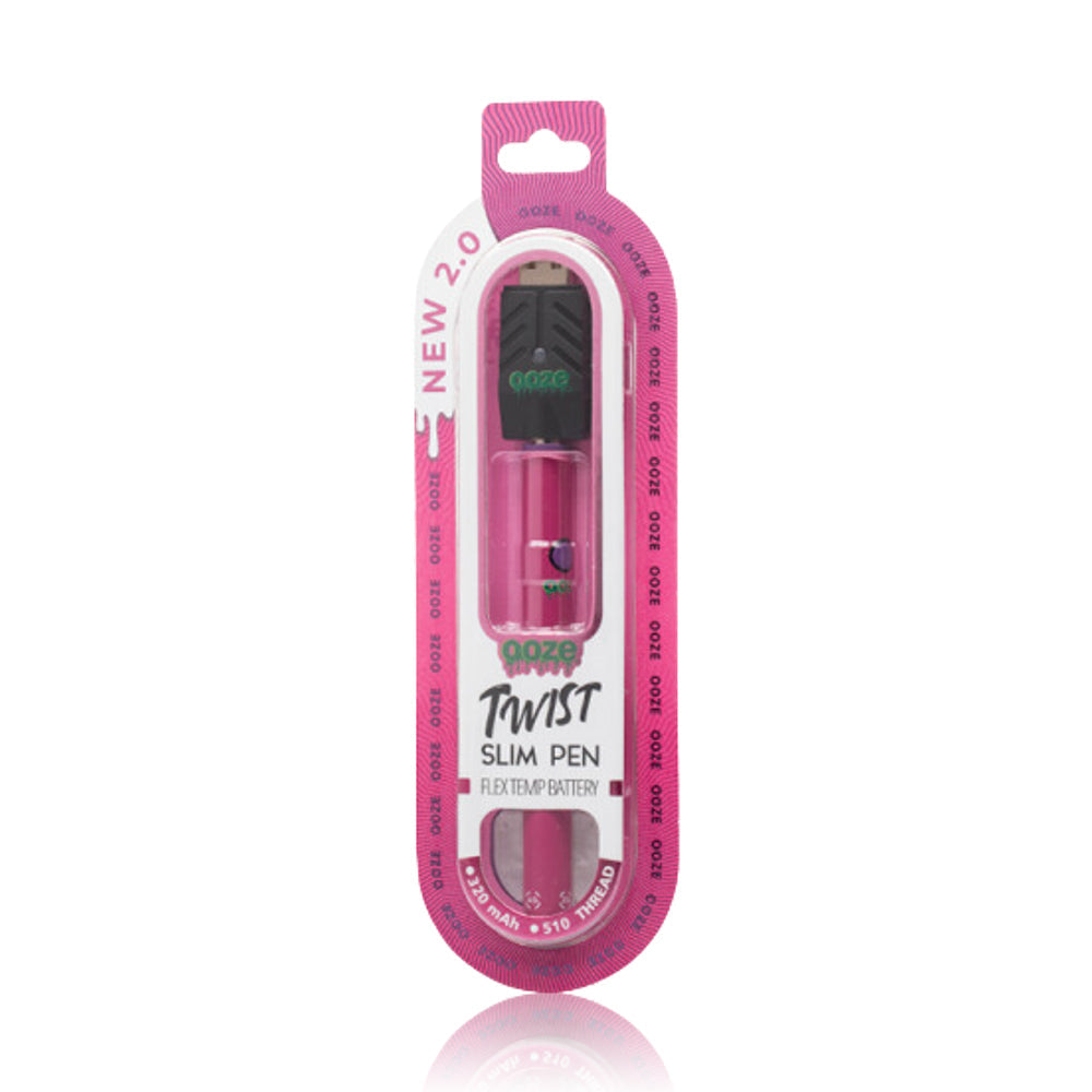 OOZE SLIM TWIST PEN 2.0 FLEX TEMP VAPORIZER - 510 BATTERY