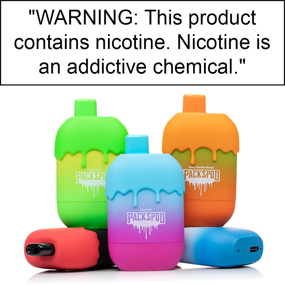 PACKWOOD PACKSPOD DISPOSABLE VAPE - 5000 PUFFS