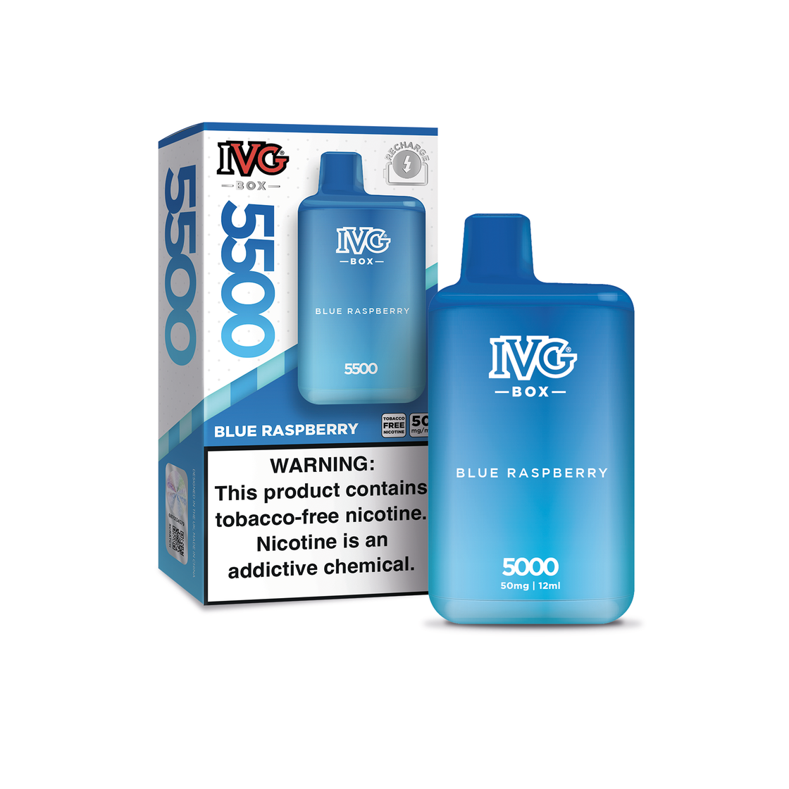 IVG BOX DISPOSABLE VAPE - 5500 PUFFS