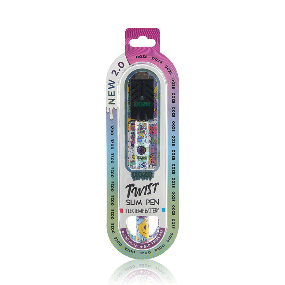 OOZE SLIM TWIST PEN 2.0 FLEX TEMP VAPORIZER - 510 BATTERY