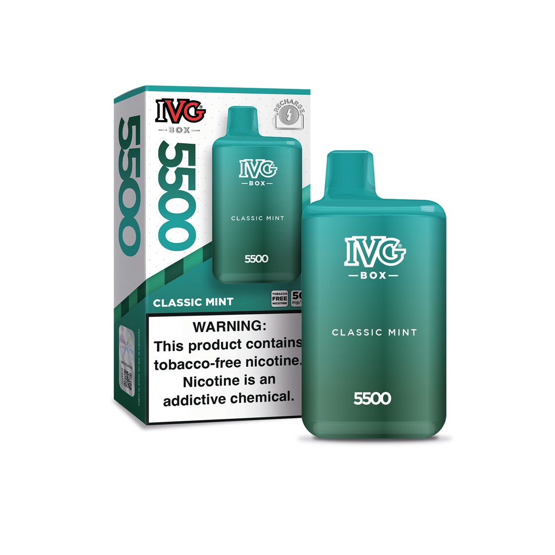 IVG BOX DISPOSABLE VAPE - 5500 PUFFS