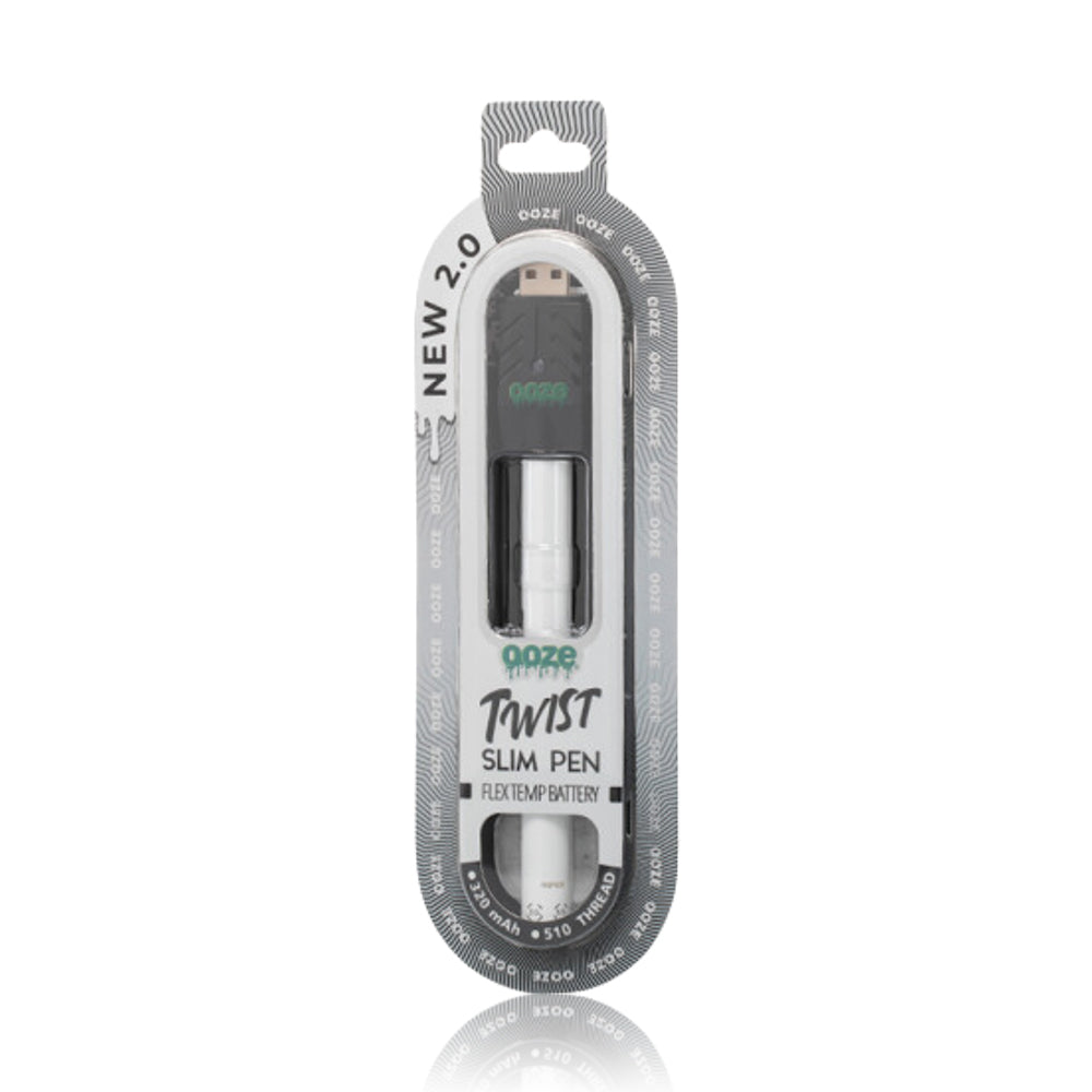 OOZE SLIM TWIST PEN 2.0 FLEX TEMP VAPORIZER - 510 BATTERY